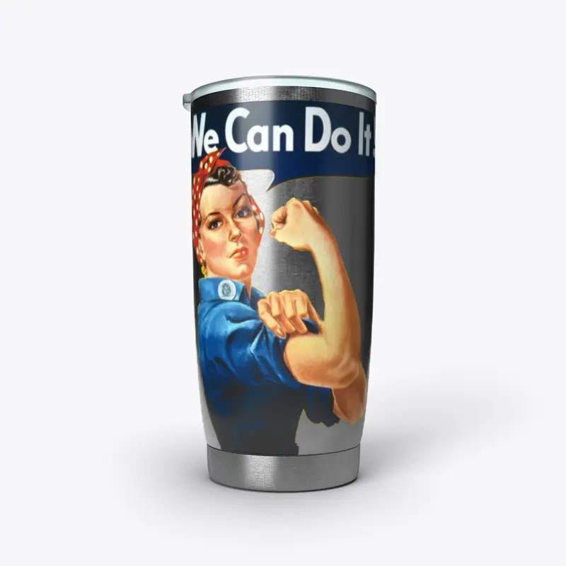 Rosie the Riveter Stainless Tumbler