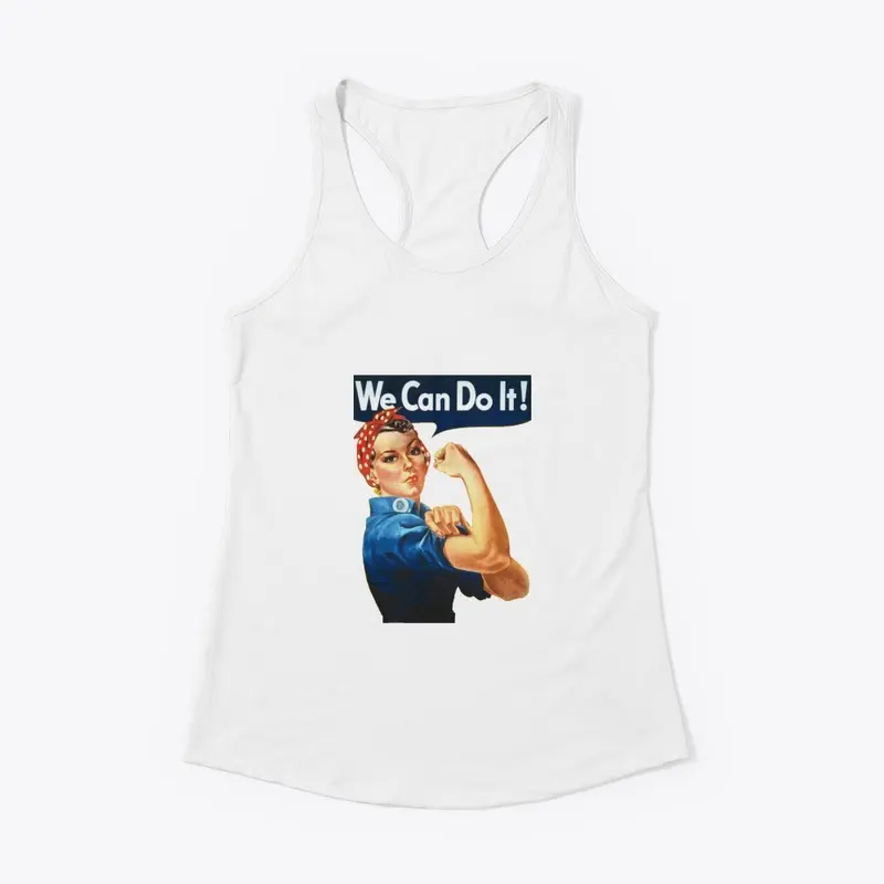 Women's Rosie Riveter Racerback Tank Top